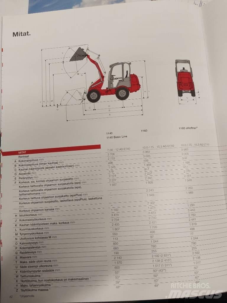 Weidemann 1160 Læssere