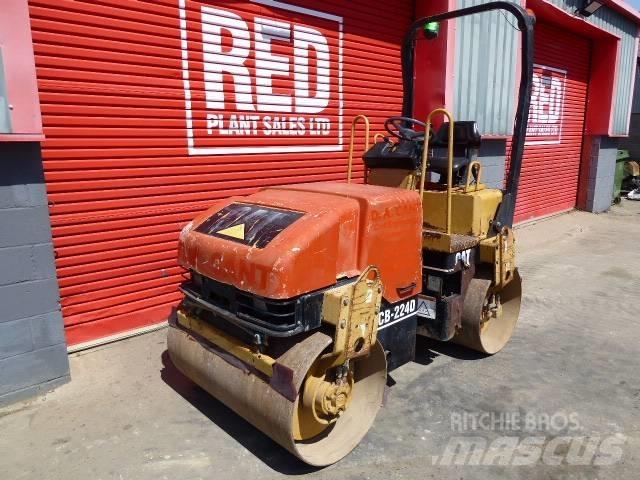 CAT CB 224 D Tvilling tromle