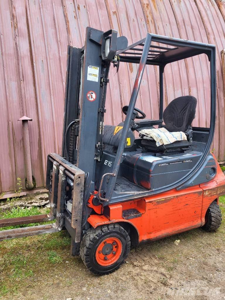 Linde E 16 P El gaffeltrucks
