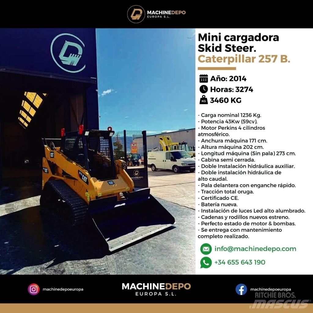 CAT 257 B Larvebåndslæssere