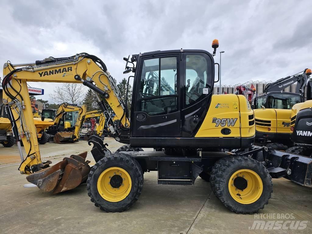 Yanmar B 95 W Gravemaskiner på hjul