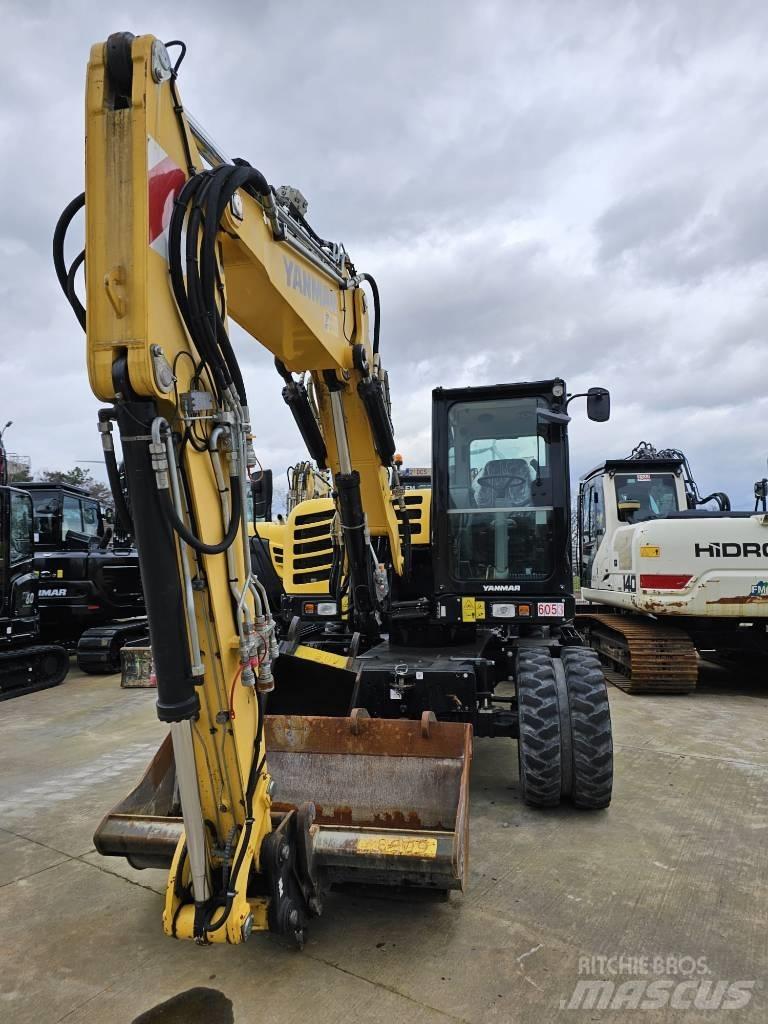 Yanmar B 95 W Gravemaskiner på hjul