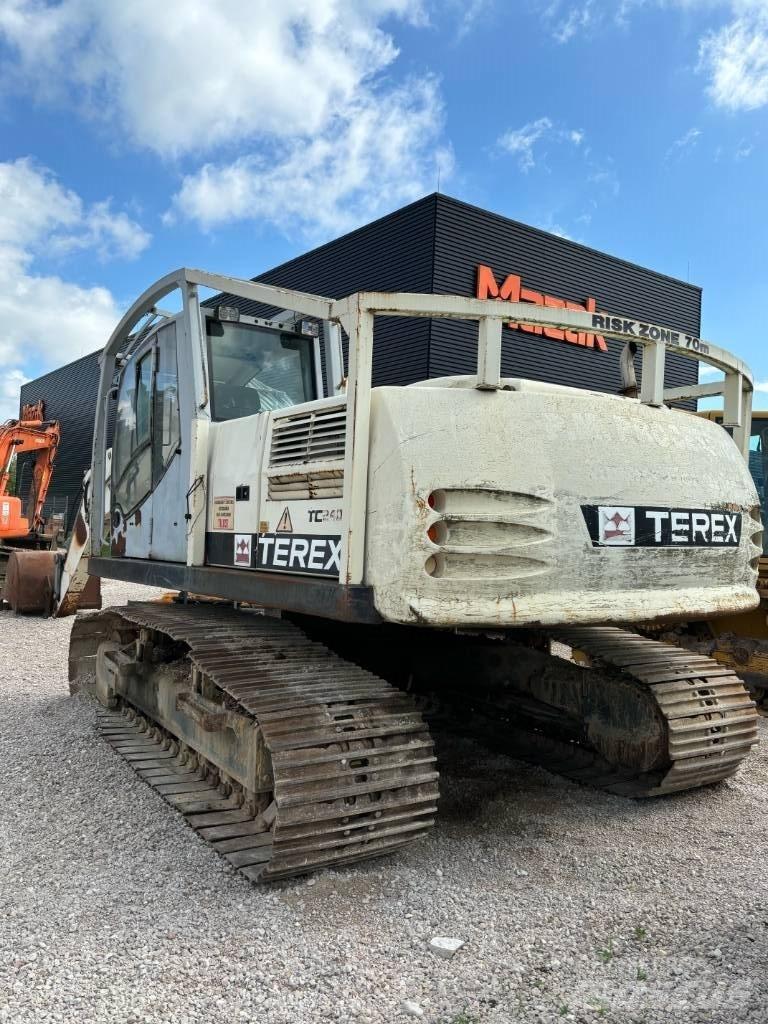Terex TC 240 LC Gravemaskiner på larvebånd