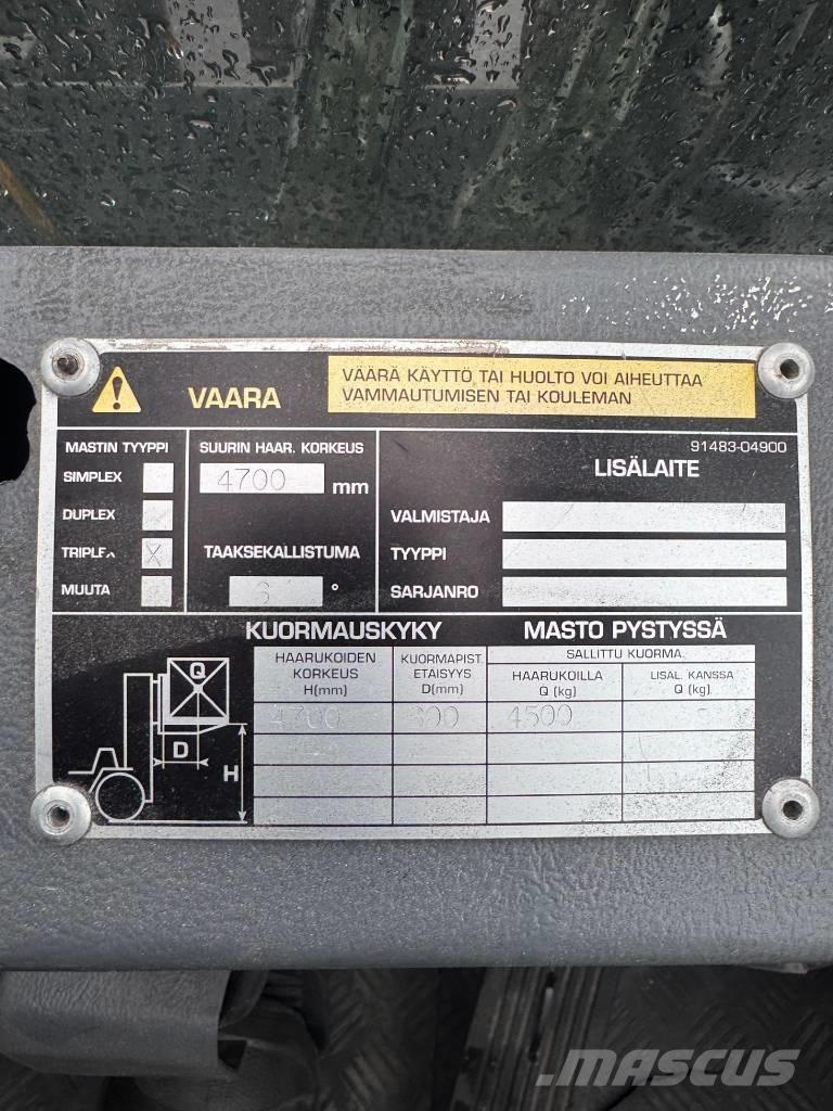 Mitsubishi FD 45 Diesel gaffeltrucks