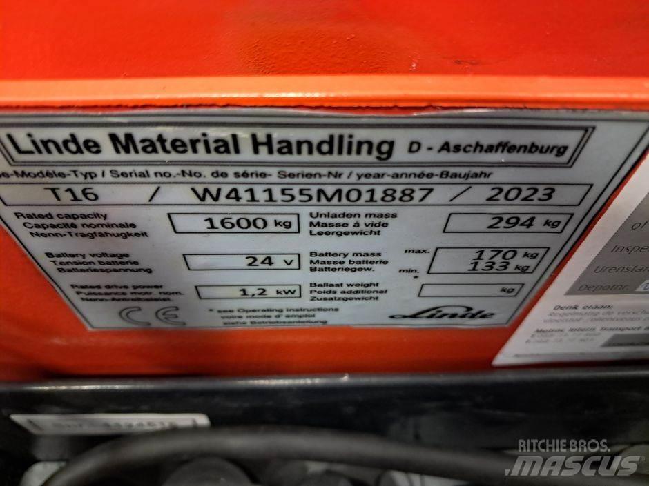 Linde T16 El-palleløftere