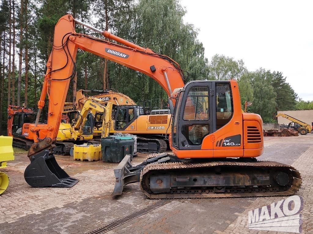 Doosan DX 140 LCR Gravemaskiner på larvebånd