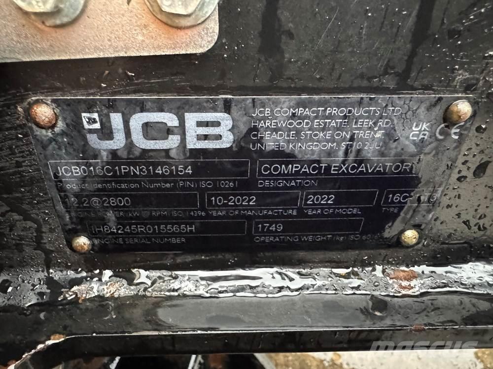 JCB 16C-1 Minigravemaskiner