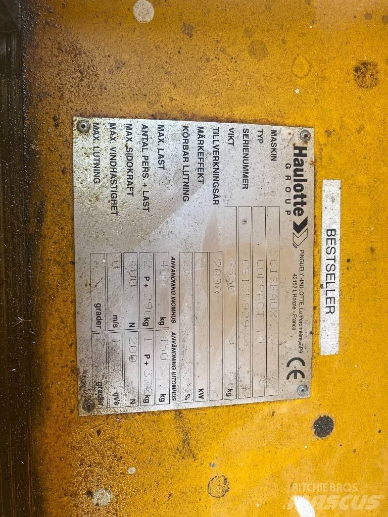 Haulotte Compact 10 Saxlifte