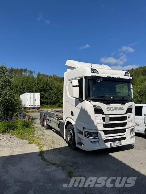 Scania R 540 Lastbiler med containerramme / veksellad