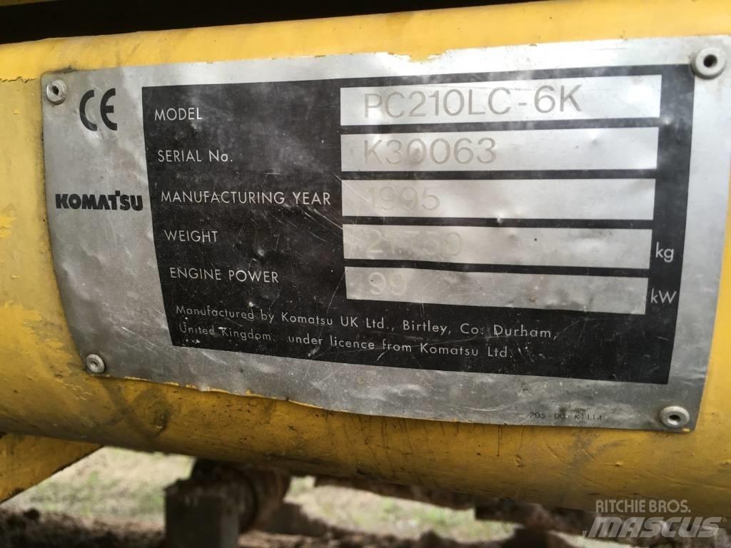 Komatsu PC210LC-6K Gravemaskiner på larvebånd