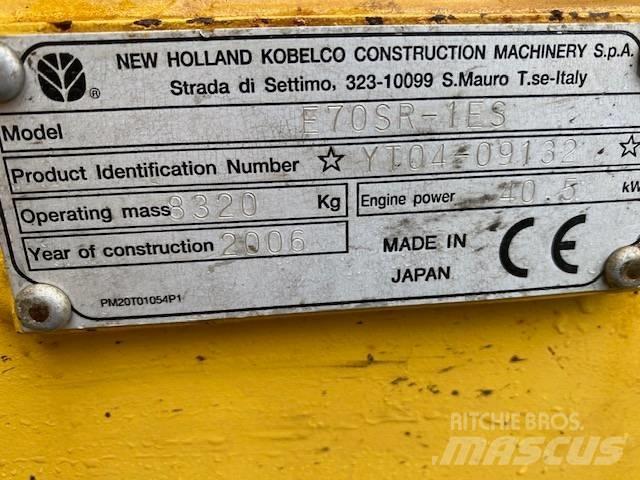 New Holland E 70 SR Midi-gravemaskiner 7t - 12t