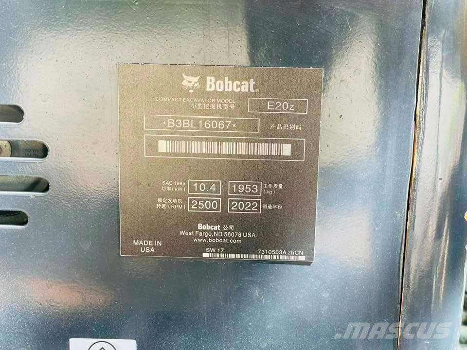 Bobcat E20z Minigravemaskiner