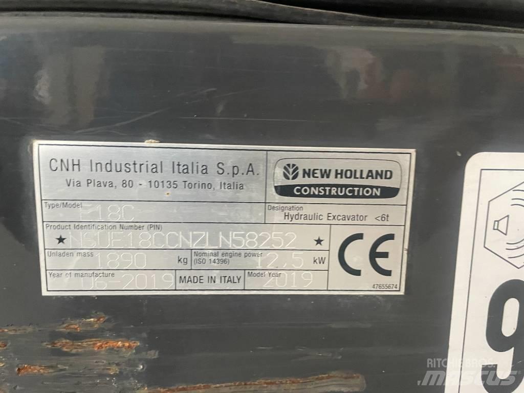 New Holland E 18 C Minigravemaskiner