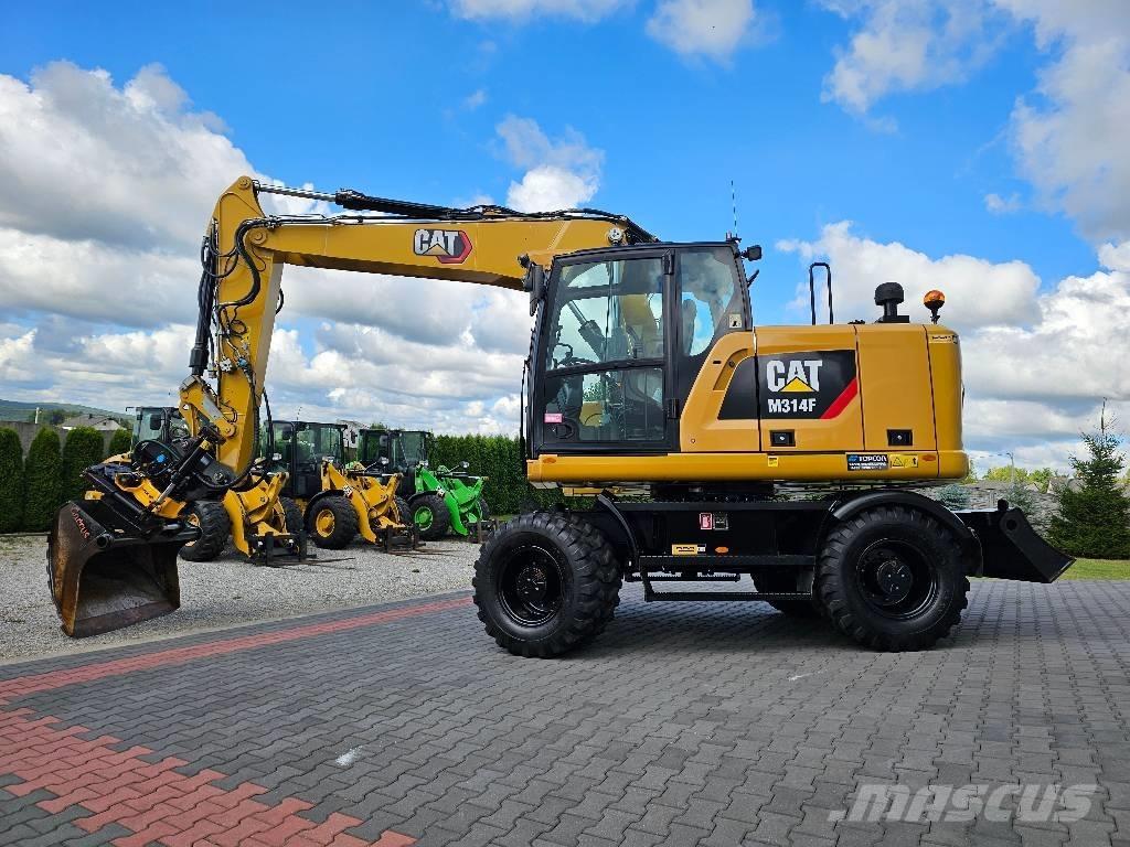 CAT M 314 F Gravemaskiner på hjul