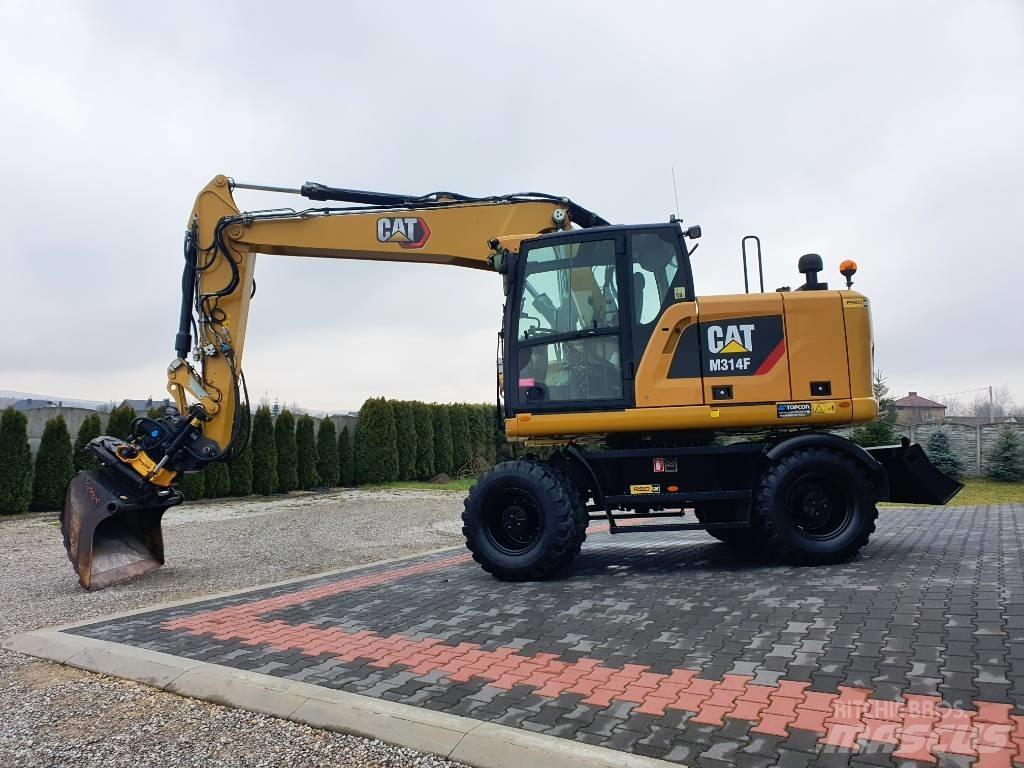 CAT M 314 F Gravemaskiner på hjul