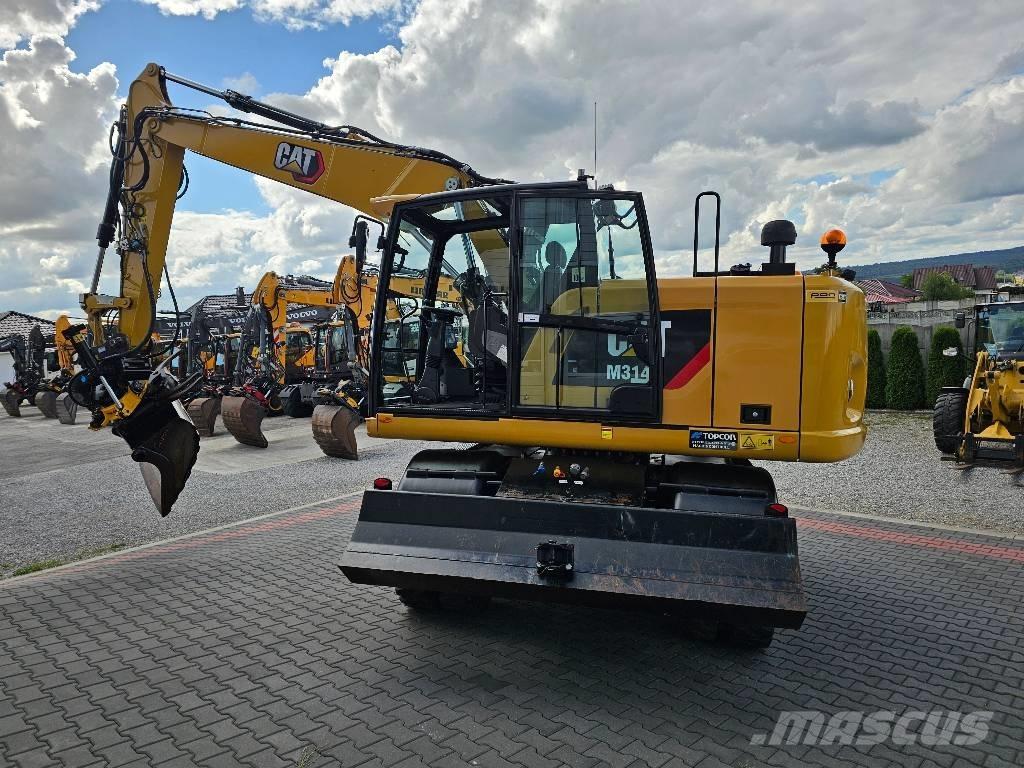CAT M 314 F Gravemaskiner på hjul