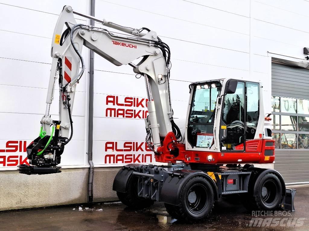 Takeuchi TB 395 W Gravemaskiner på hjul
