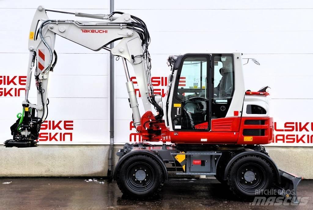 Takeuchi TB 395 W Gravemaskiner på hjul