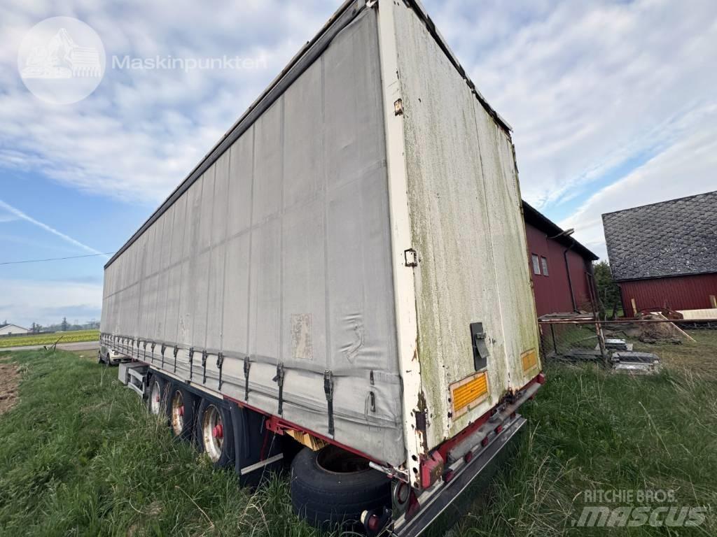 Krone SDP 27 Semi-trailer med Gardinsider