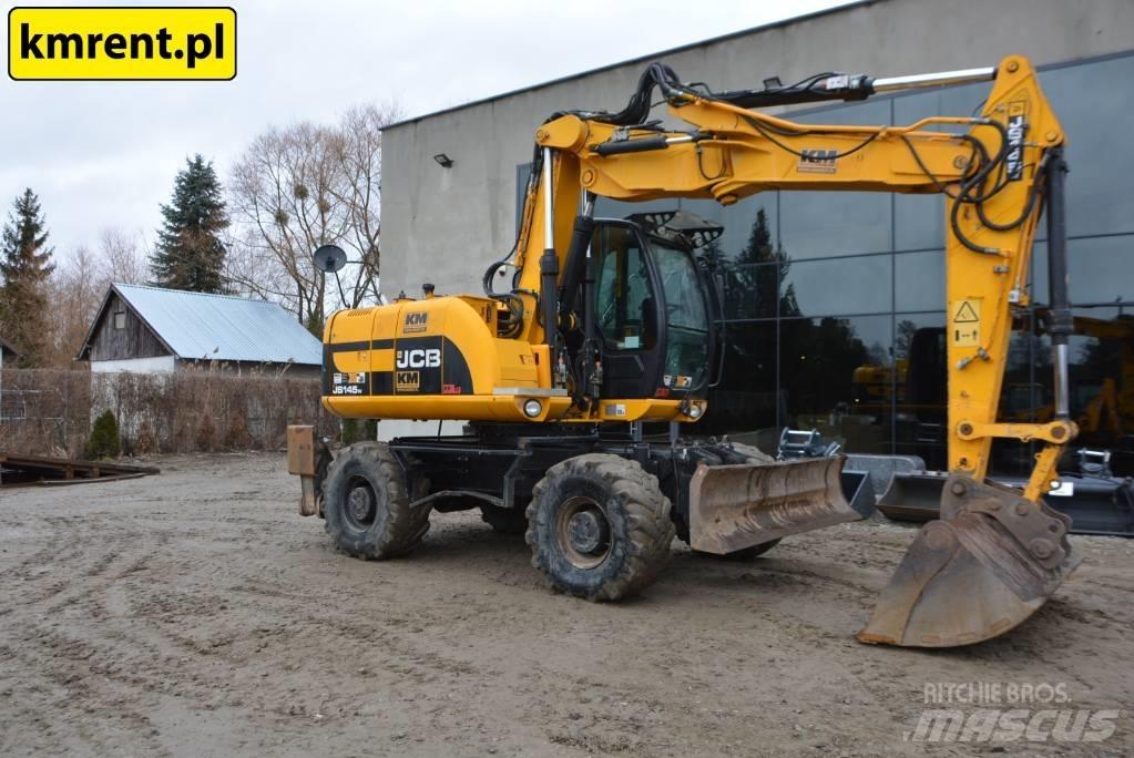 JCB JS 145 Gravemaskiner på hjul
