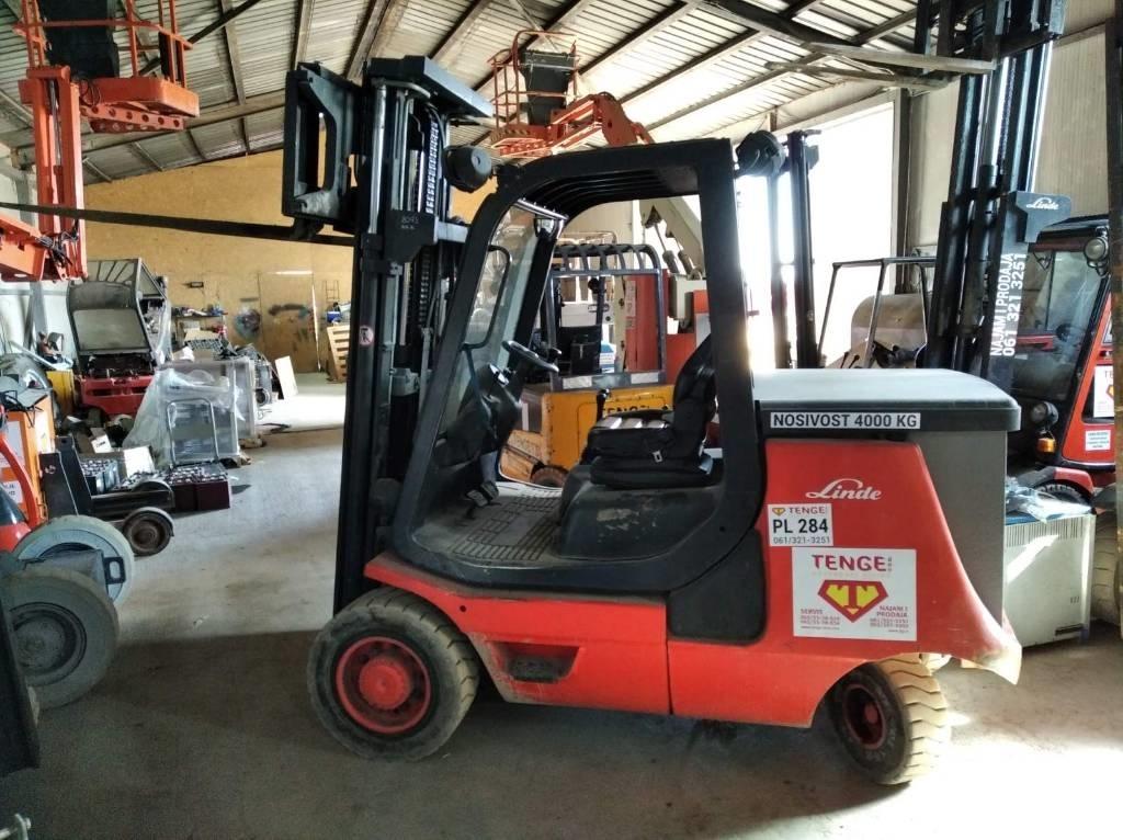 Linde E40P El gaffeltrucks