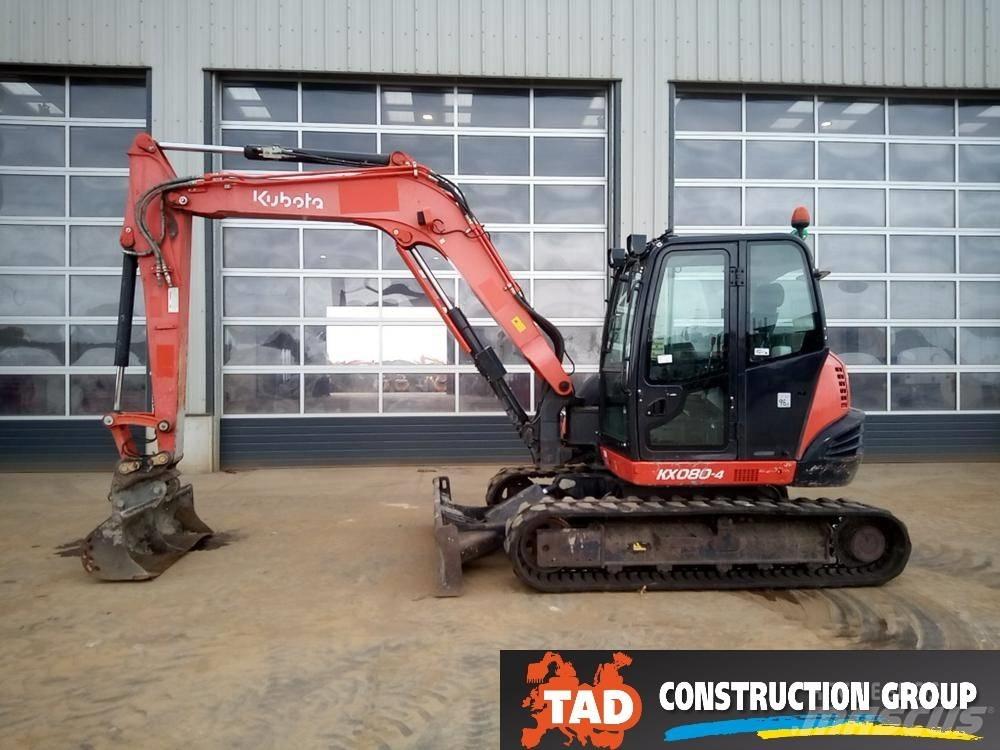 Kubota KX 080-4 Midi-gravemaskiner 7t - 12t