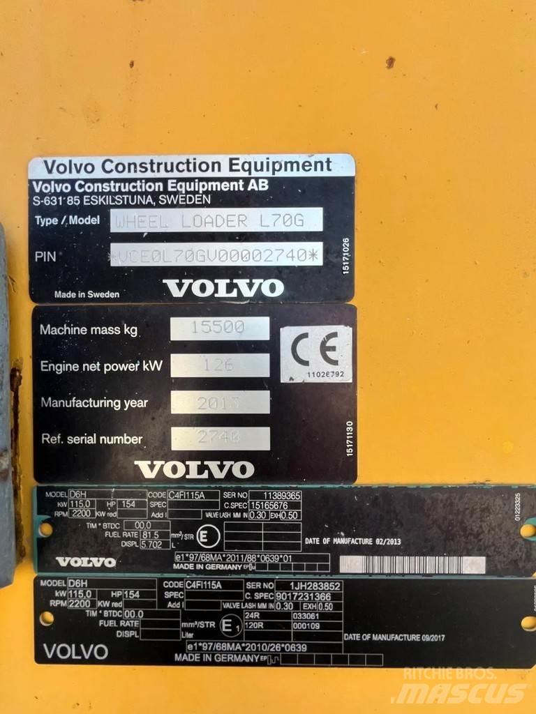 Volvo L70G Læssemaskiner på hjul