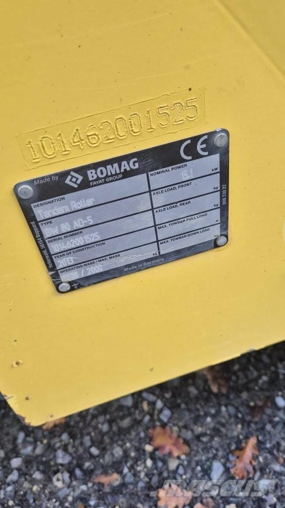 Bomag BW 80 AD-5 Tvilling tromle