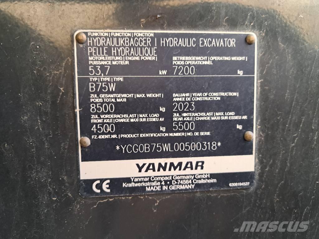 Schaeff B75W Gravemaskiner på hjul