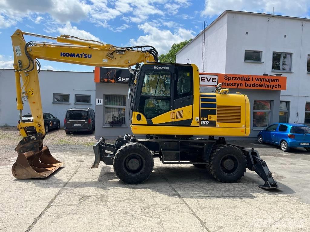 Komatsu PW 160-11 Gravemaskiner på hjul