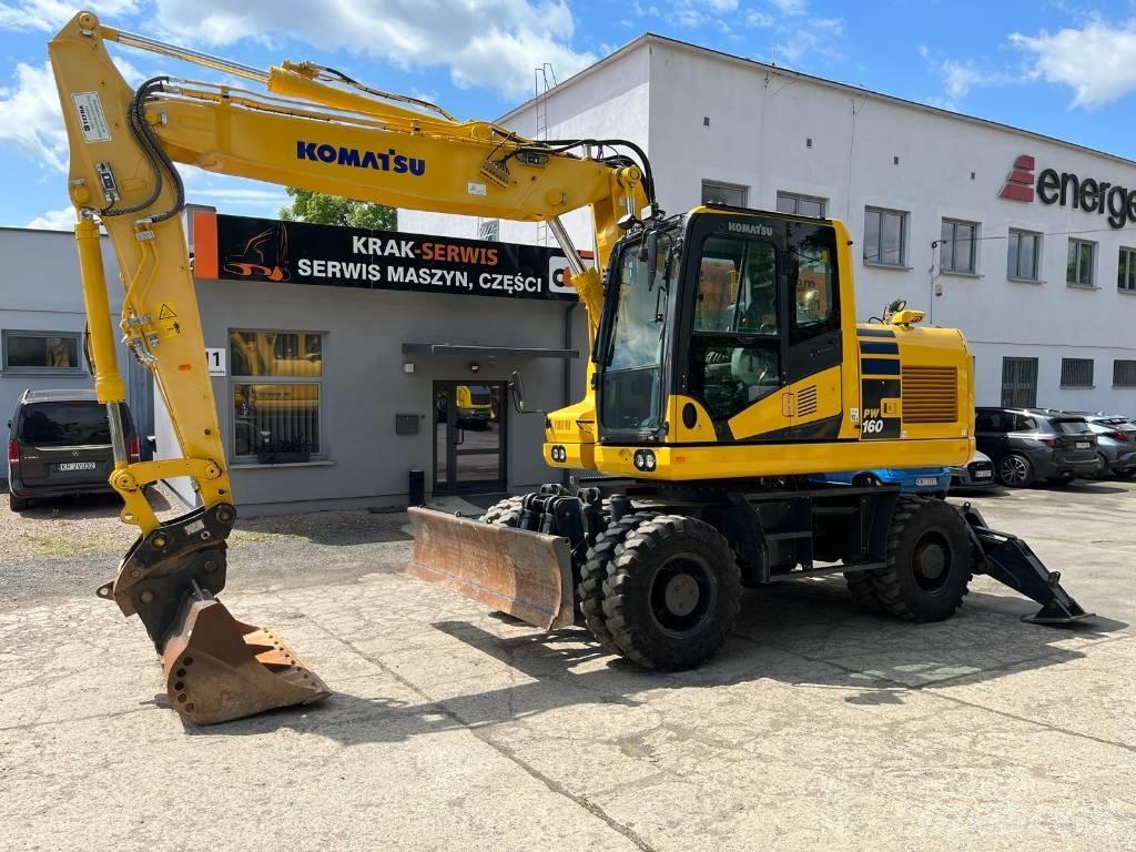Komatsu PW 160-11 Gravemaskiner på hjul