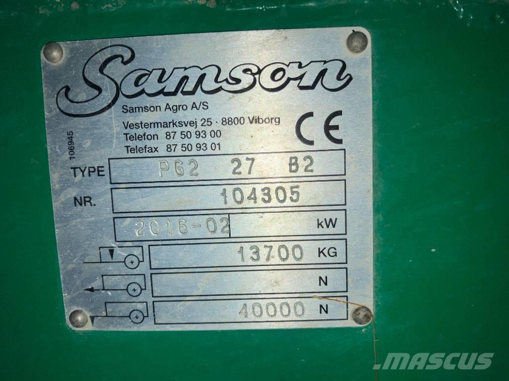 Samson PG2 27 Gyllevogne/Slamsugere