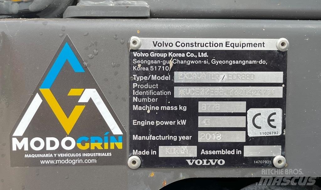 Volvo ECR 88 Minigravemaskiner