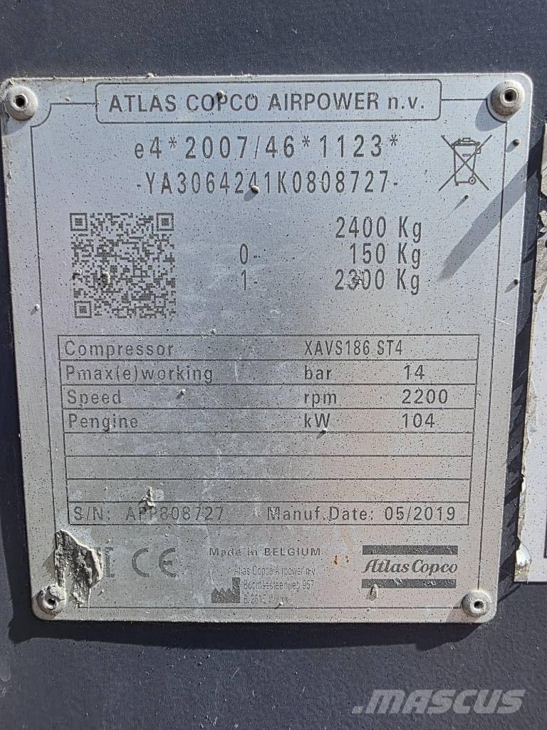 Atlas Copca XAVS186 Luft booster