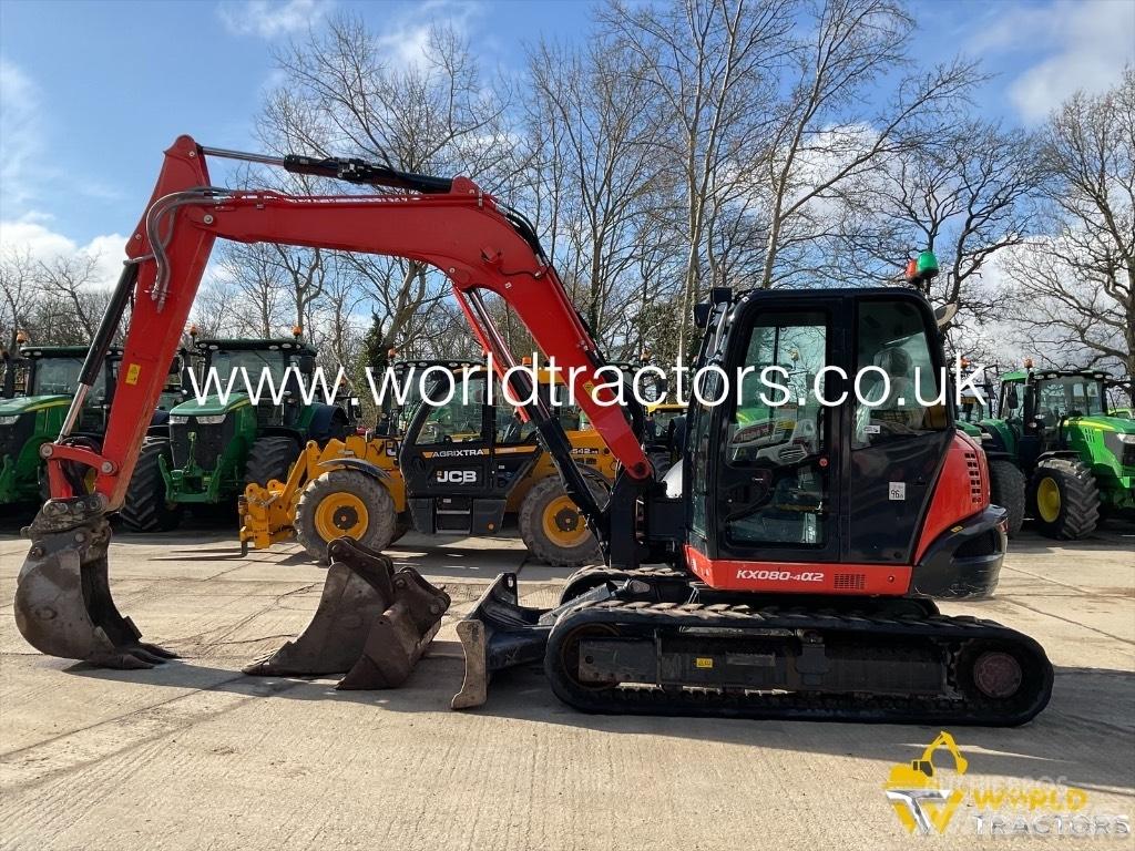 Kubota KX 080-4 Midi-gravemaskiner 7t - 12t