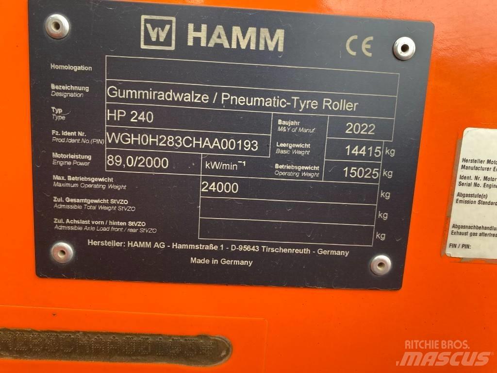 Hamm HP240 Tvilling tromle