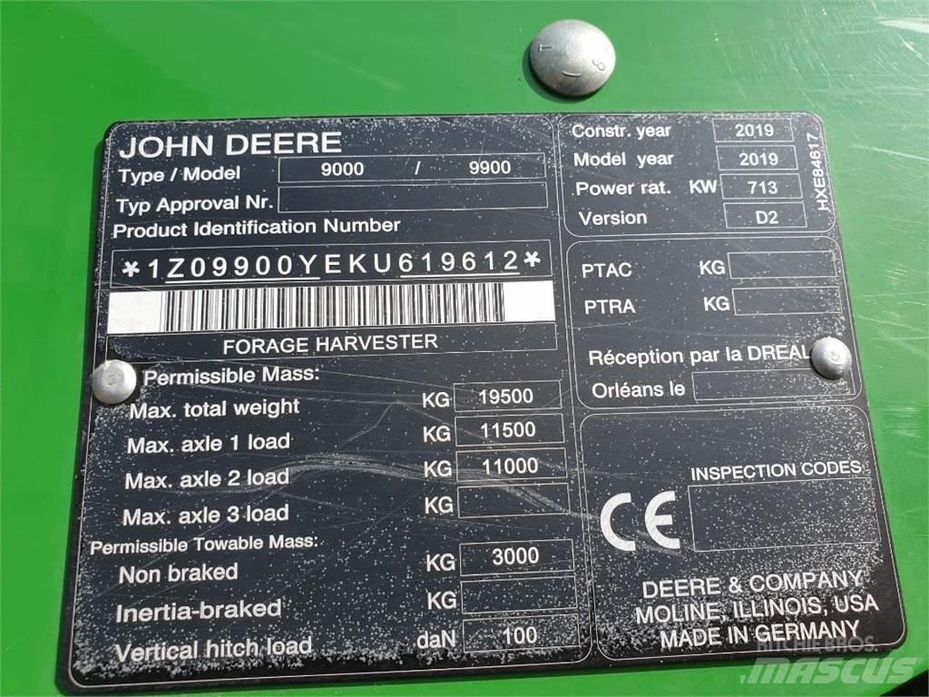 John Deere 9900 Grønthøster