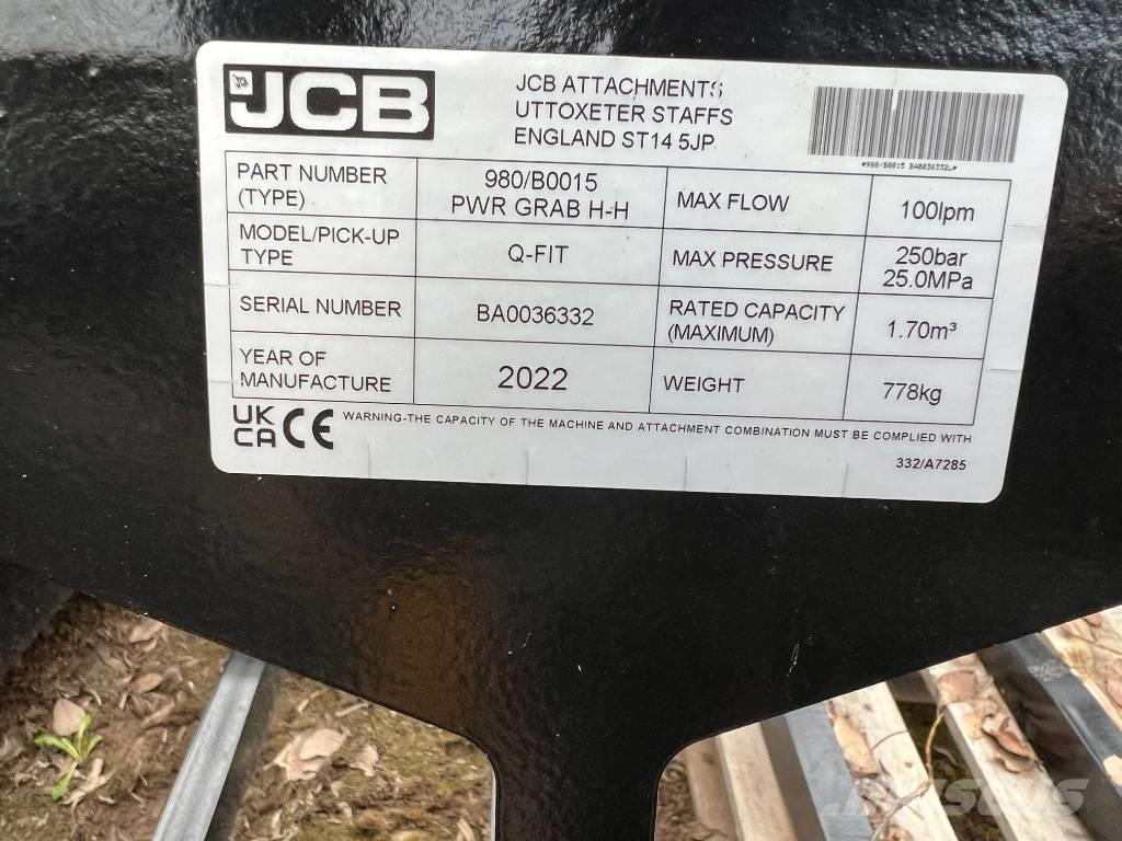 JCB 980/B0007 Grab Andet læsse- og graveudstyr