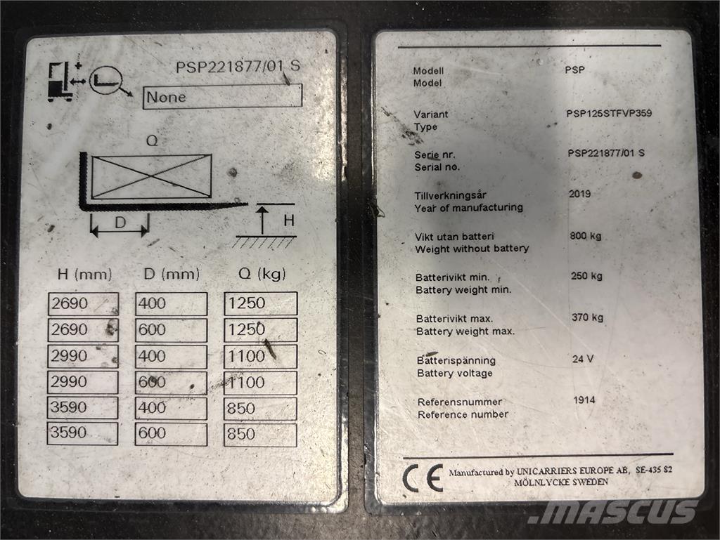 Atlet PSP125 Selvkørende stablere
