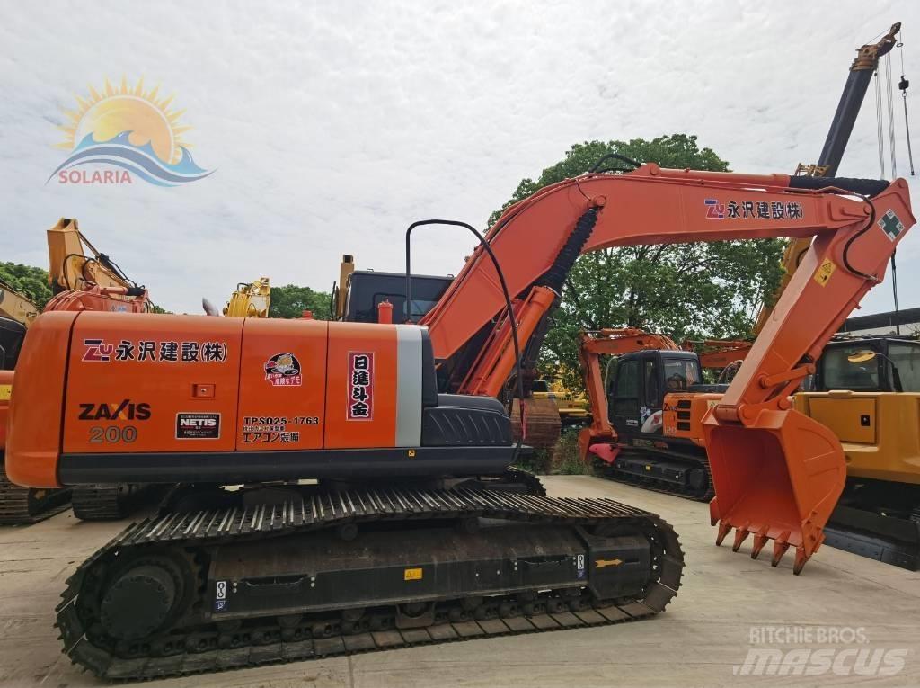 Hitachi ZX 200 Gravemaskiner på larvebånd