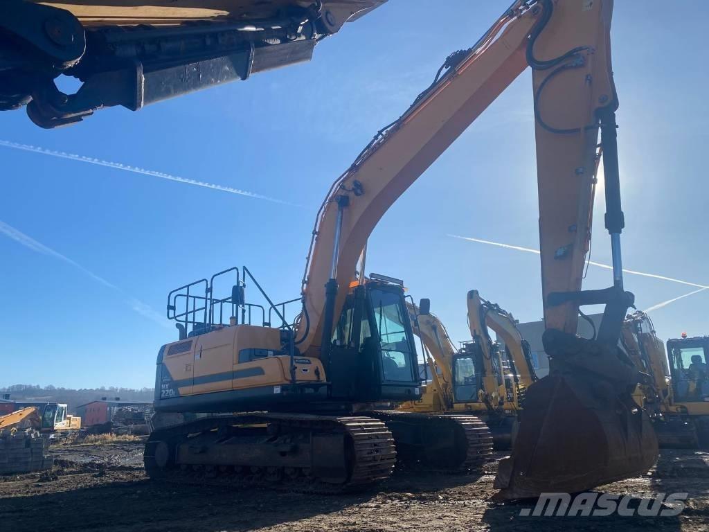 Hyundai HX220L Gravemaskiner på larvebånd