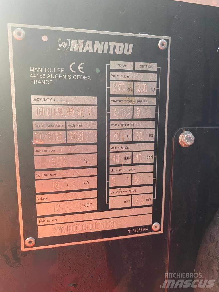 Manitou 160 ATJ Bomlifte med knækarm