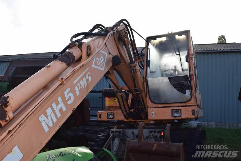 O&K MH 5 Gravemaskiner på hjul