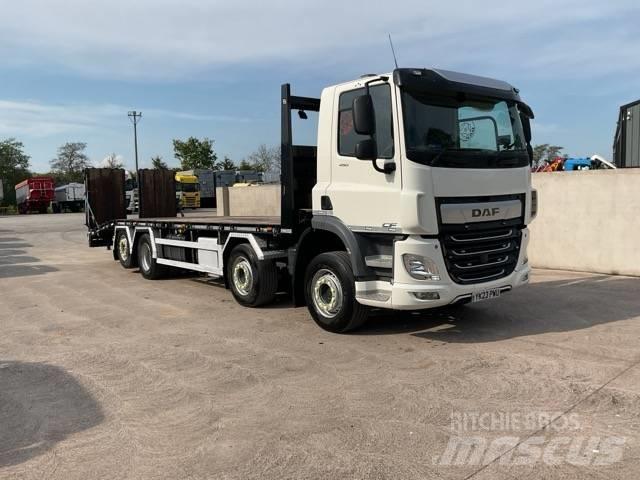 DAF CF 450 Flatbed lastbiler med spil