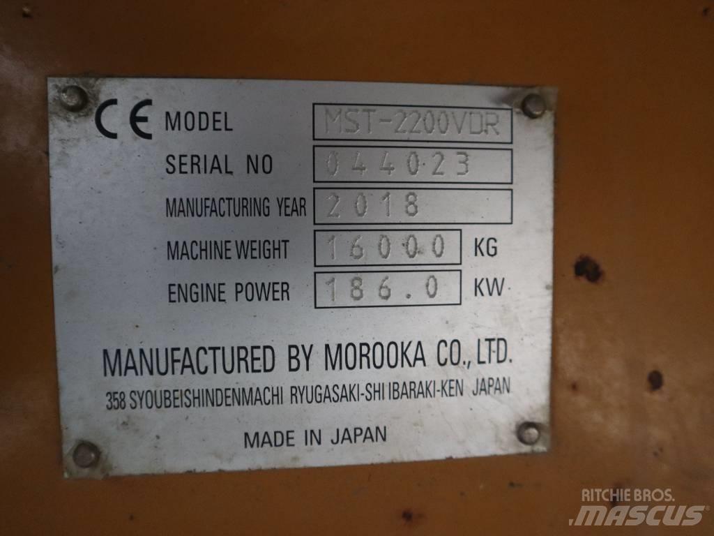 Morooka MST 2200 VDR Bælte-tipvogn