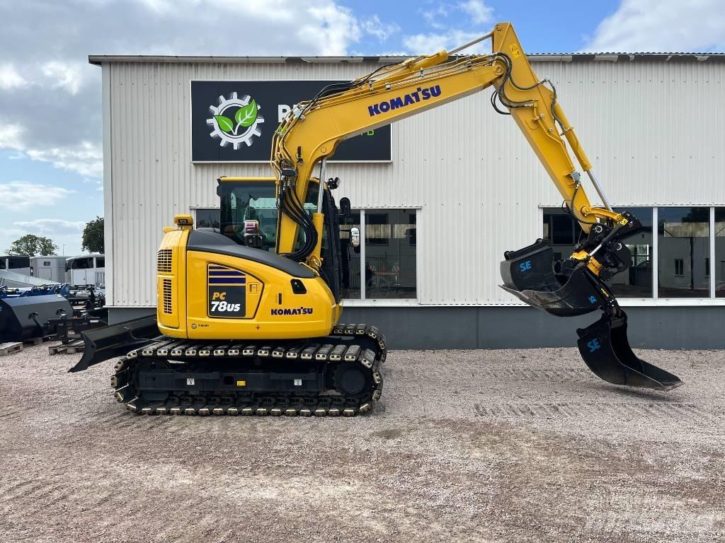 Komatsu PC78US-11E0 Midi-gravemaskiner 7t - 12t