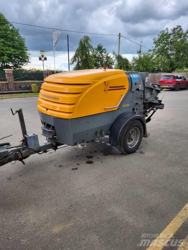 Putzmeister P 718 Afretningslagspumper