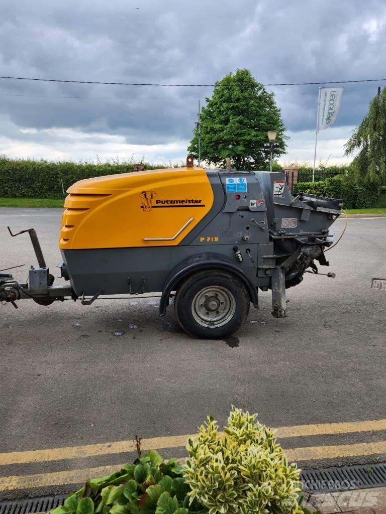 Putzmeister P 718 Afretningslagspumper
