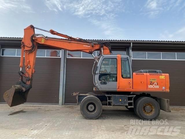 Hitachi ZX 180 W Gravemaskiner på hjul