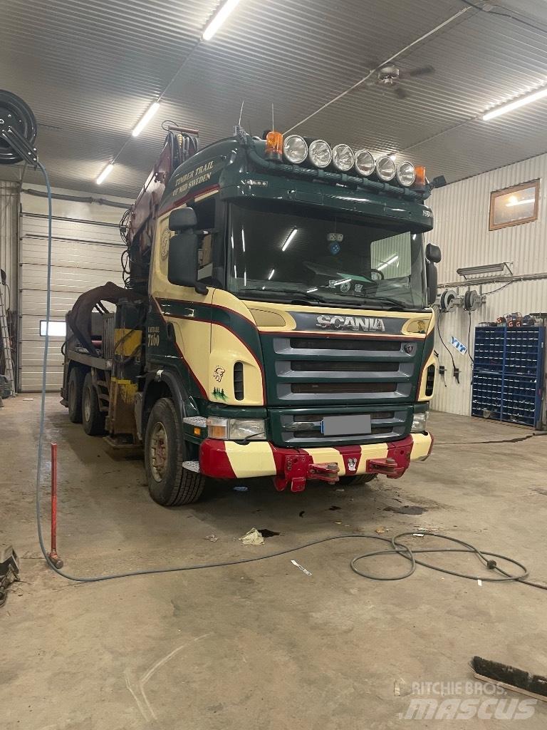 Scania G 420CB Lastbil med kran
